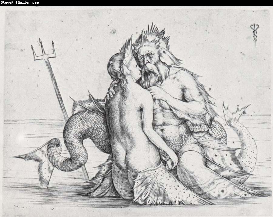 Jacopo de Barbari Triton and Nereid